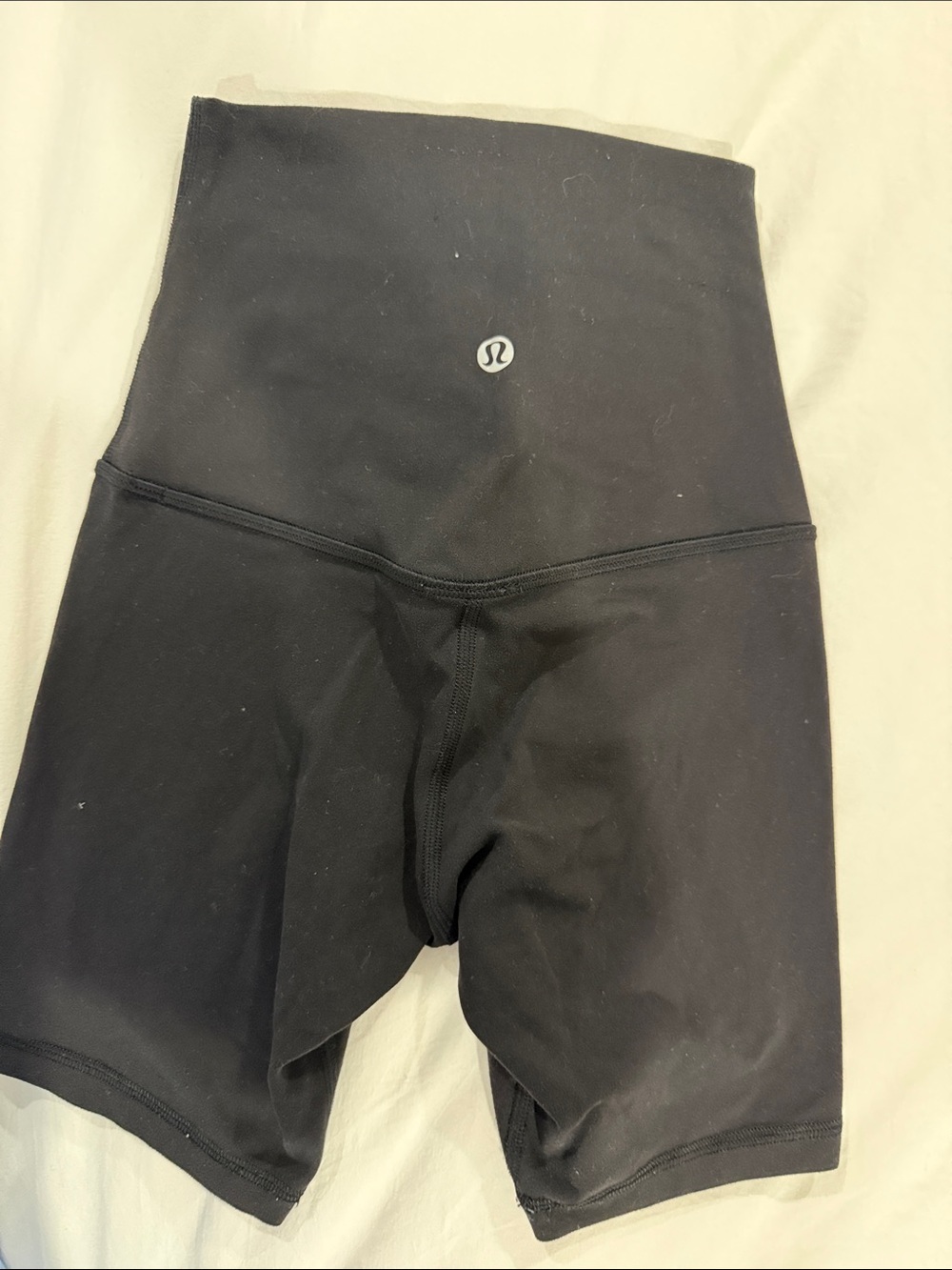 lululemon athletica Black High-Rise Bike Shorts